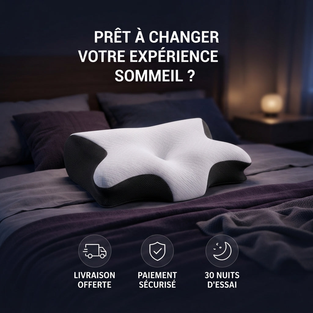Noctalys Signature™ - Oreiller ergonomique cervical