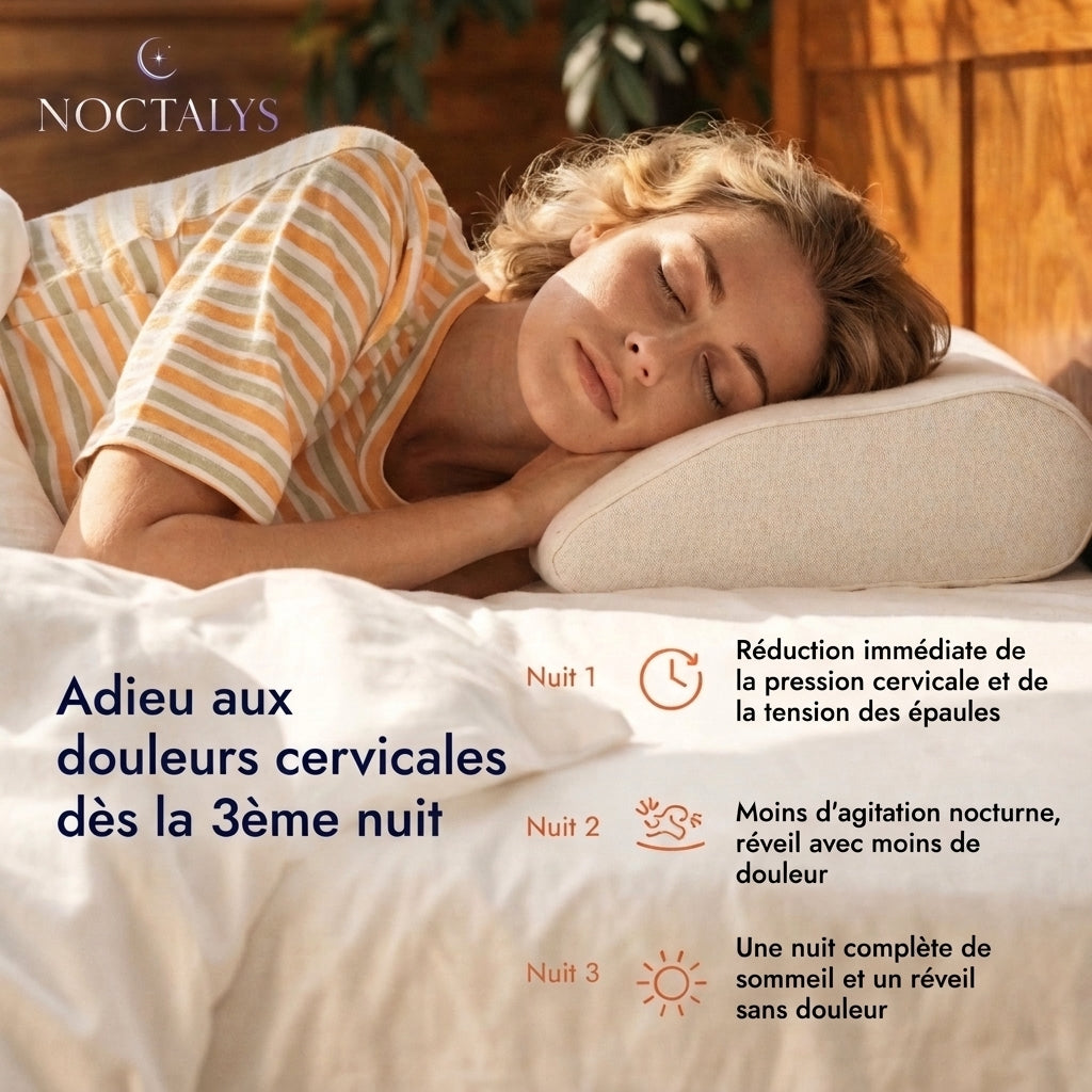 Noctalys Signature™ - Oreiller ergonomique cervical